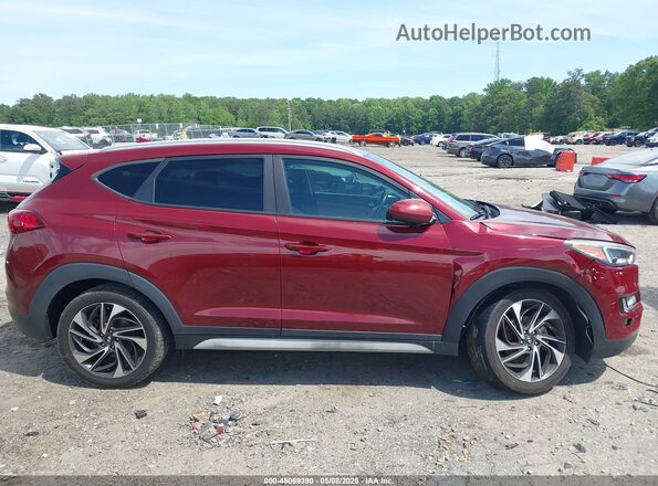 KM8J33AL5LU181465 2020 HYUNDAI TUCSON Red უკანა სალონის ხედი