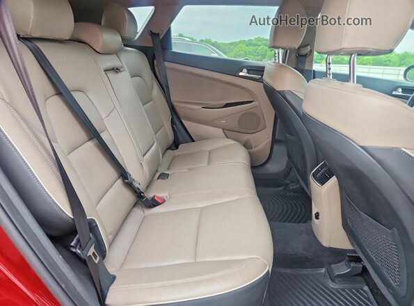 KM8J33AL6KU970805 2019 HYUNDAI TUCSON Red Rear interior view