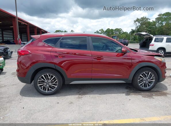 KM8J33AL8LU132261 2020 HYUNDAI TUCSON Burgundy Вид задньої частини салону