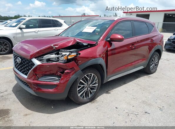 KM8J33AL8LU132261 2020 HYUNDAI TUCSON Burgundy Передня ліва чверть