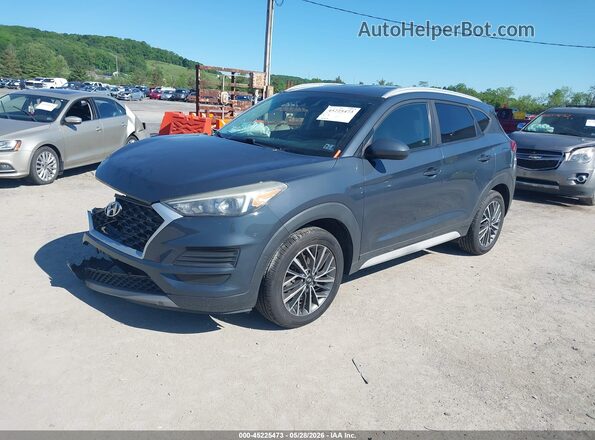 KM8J33ALXKU899396 2019 HYUNDAI TUCSON Blue Передня ліва чверть