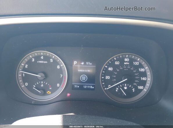 KM8J33ALXKU899396 2019 HYUNDAI TUCSON Blue Вид задніх сидінь