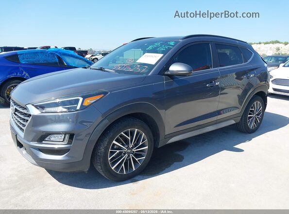 KM8J33ALXMU339896 2021 HYUNDAI TUCSON Gray Front left