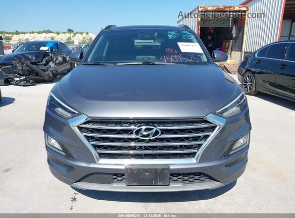 KM8J33ALXMU339896 2021 HYUNDAI TUCSON Gray Rear interior view