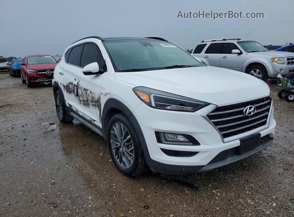 KM8J33ALXMU354608 2021 HYUNDAI TUCSON White Delantero derecho