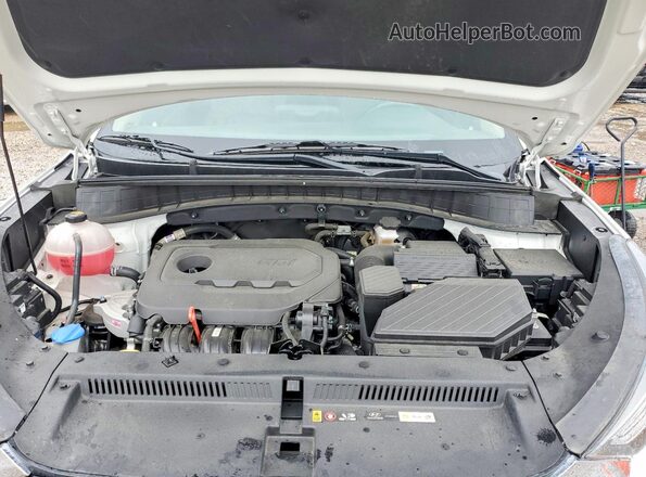 KM8J33ALXMU354608 2021 HYUNDAI TUCSON White Vista interior trasera