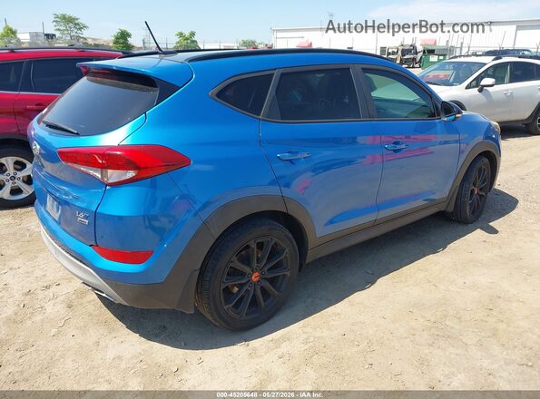 KM8J3CA20HU445075 2017 HYUNDAI TUCSON Blue Trasero derecho