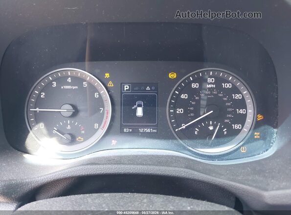 KM8J3CA20HU445075 2017 HYUNDAI TUCSON Blue Vista de los asientos traseros