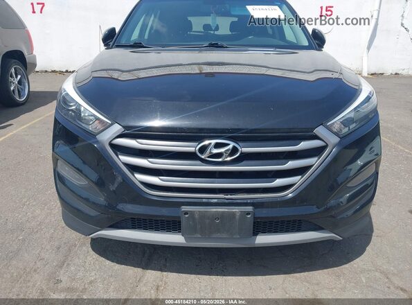 KM8J3CA28JU716017 2018 HYUNDAI TUCSON Black წინა ხედი