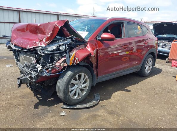 KM8J3CA40KU015085 2019 HYUNDAI TUCSON Red Vista tres cuartos delantera izquierda