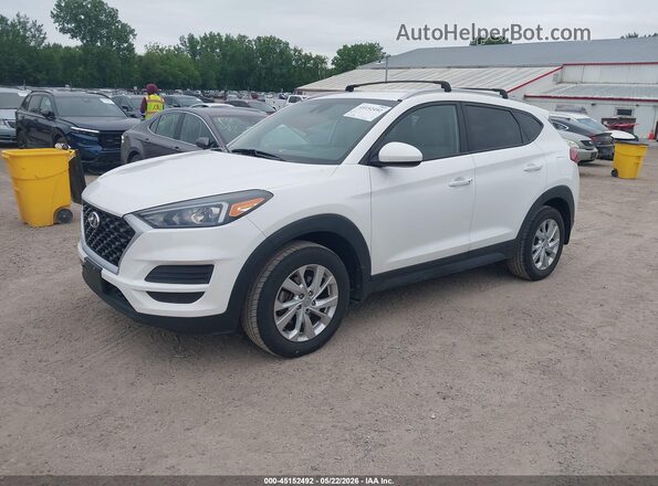 KM8J3CA40LU248918 2020 HYUNDAI TUCSON Белый Передняя левая четверть