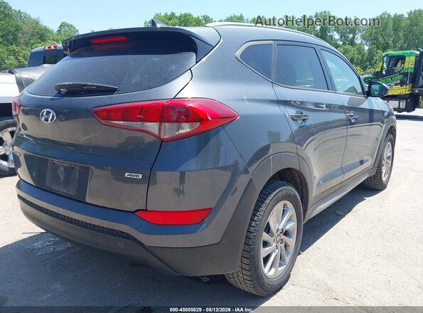 KM8J3CA49JU741235 2018 HYUNDAI TUCSON Light Blue Задняя правая четверть