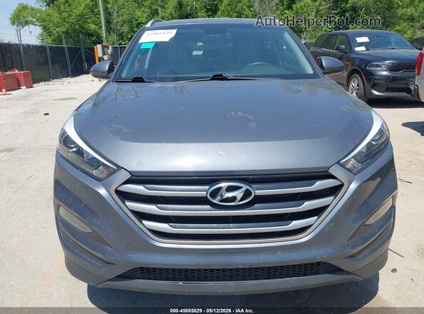 KM8J3CA49JU741235 2018 HYUNDAI TUCSON Light Blue Вид щитка приборов