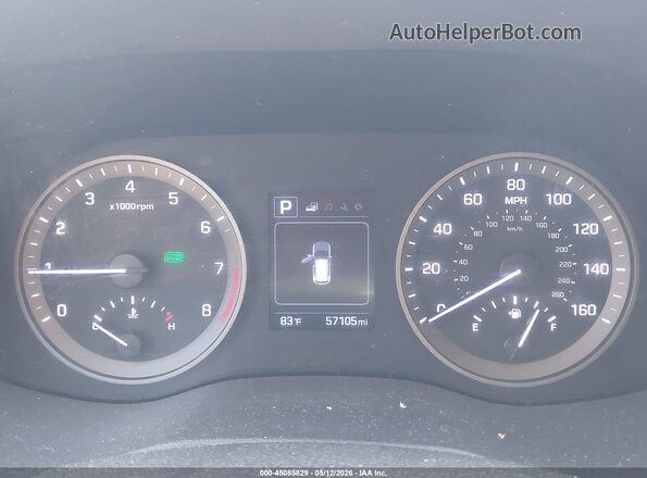 KM8J3CA49JU741235 2018 HYUNDAI TUCSON Light Blue Вид задних сидений