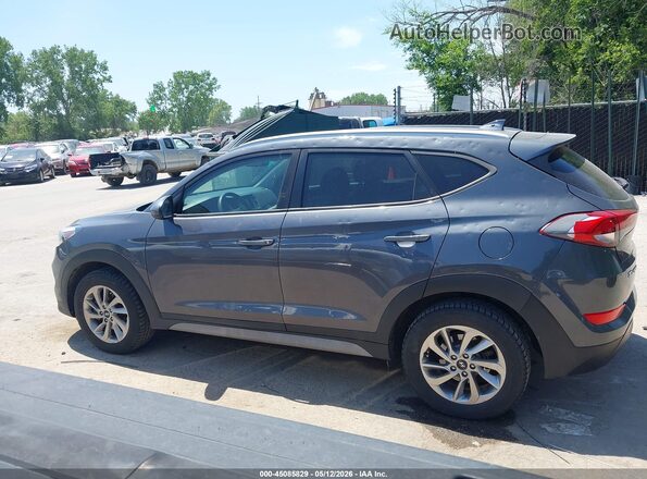KM8J3CA49JU741235 2018 HYUNDAI TUCSON Light Blue Панорамный вид салона 360°