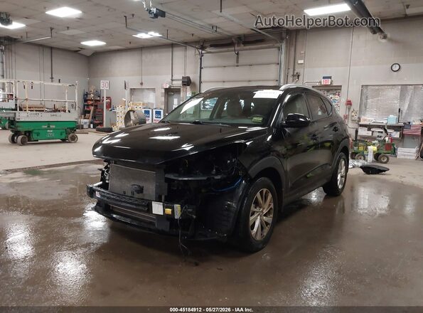 KM8J3CA49MU352941 2021 HYUNDAI TUCSON Black წინა მარცხენა ხედი სამი მეოთხედიდან