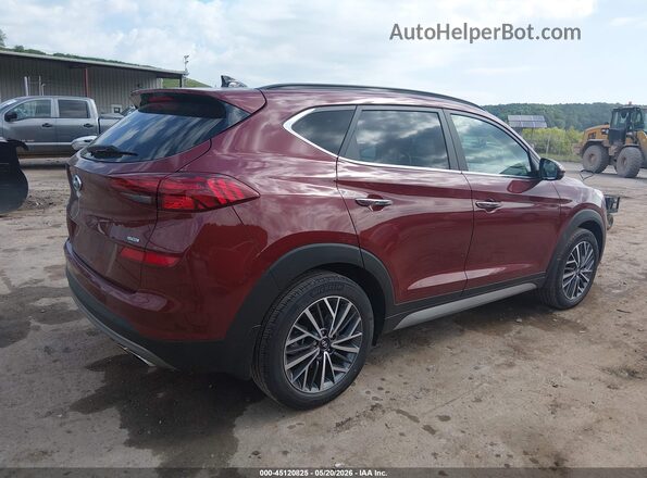 KM8J3CAL0LU245329 2020 HYUNDAI TUCSON Maroon უკანა მარჯვენა