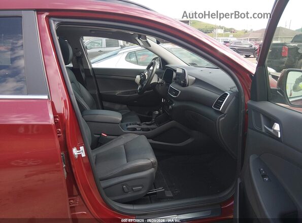 KM8J3CAL0LU245329 2020 HYUNDAI TUCSON Maroon წინა სალონის ხედი