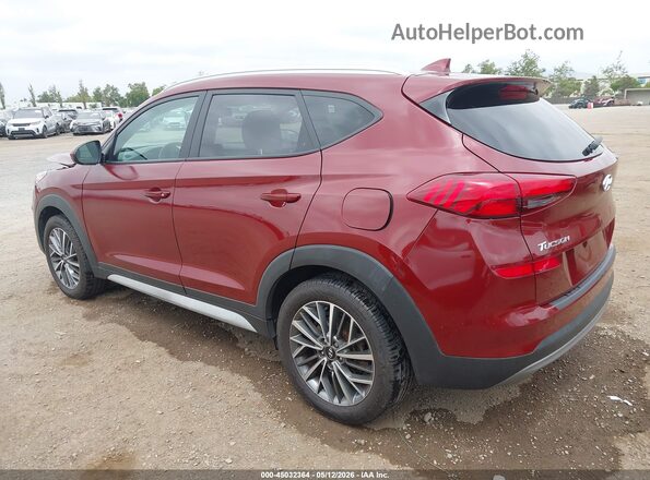 KM8J3CAL1LU088037 2020 HYUNDAI TUCSON Maroon Задня ліва чверть