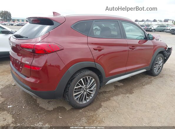 KM8J3CAL1LU088037 2020 HYUNDAI TUCSON Maroon Задня права чверть