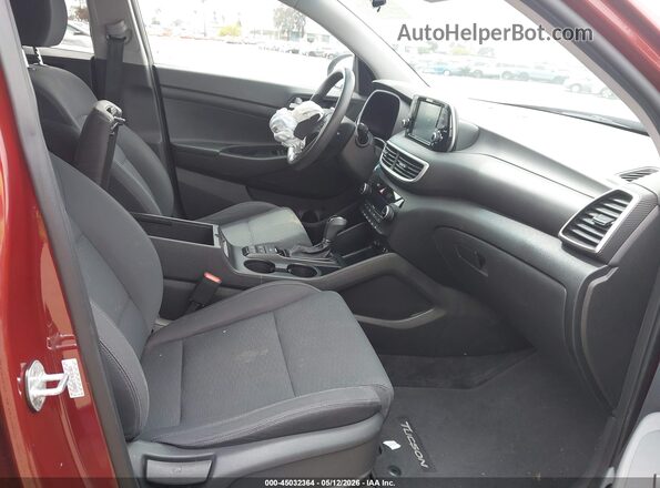 KM8J3CAL1LU088037 2020 HYUNDAI TUCSON Maroon Вид салону спереду
