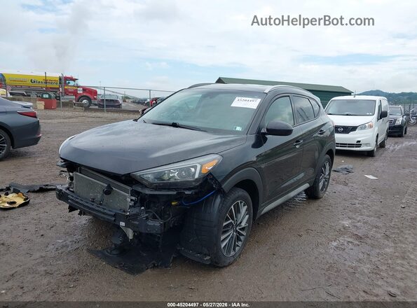 KM8J3CAL2LU239855 2020 HYUNDAI TUCSON Black წინა მარცხენა ხედი სამი მეოთხედიდან