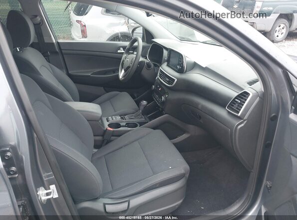 KM8J3CAL2MU299233 2021 HYUNDAI TUCSON Gray Vista de la etiqueta del VIN
