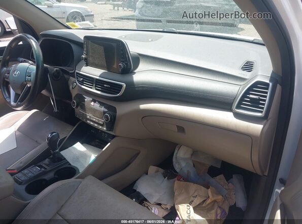 KM8J3CAL3KU059461 2019 HYUNDAI TUCSON White Սալոնի դիմացի տեսք