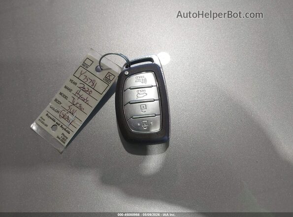 KM8J3CAL3LU275781 2020 HYUNDAI TUCSON Gray 
