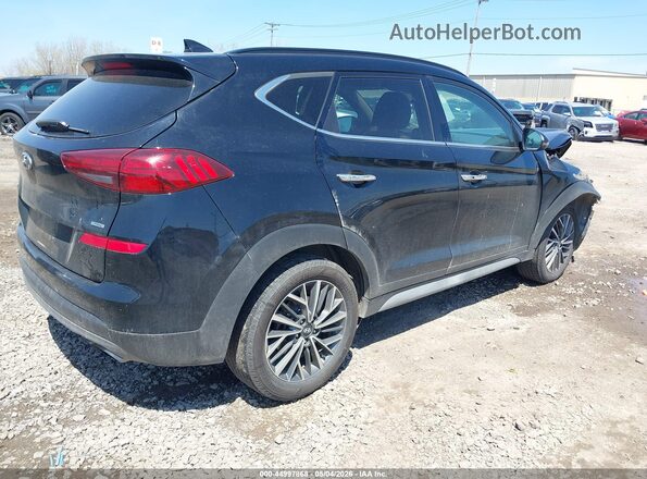 KM8J3CAL3MU374165 2021 HYUNDAI TUCSON Black Задня права чверть