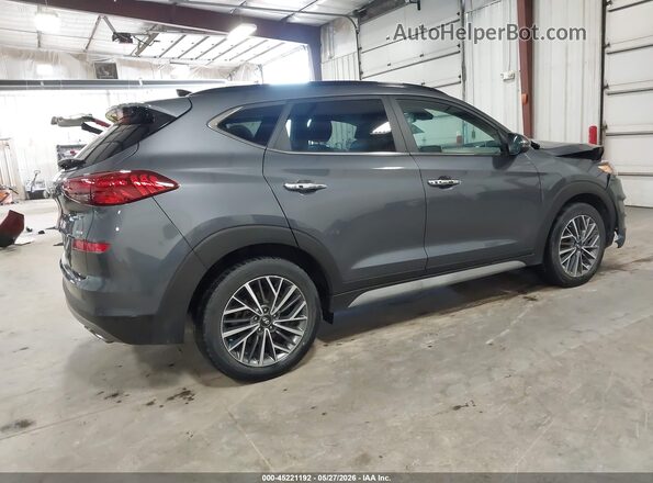 KM8J3CAL4MU395316 2021 HYUNDAI TUCSON Gray Задня права чверть