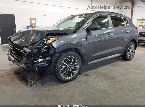 KM8J3CAL4MU395316 2021 HYUNDAI TUCSON Gray Передня ліва чверть