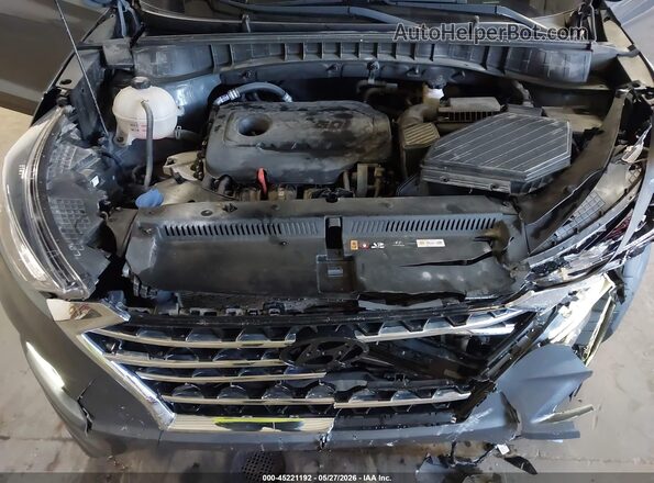 KM8J3CAL4MU395316 2021 HYUNDAI TUCSON Gray Вид ззаду