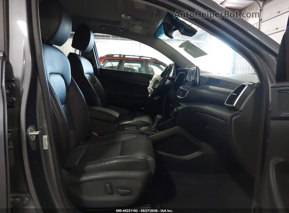 KM8J3CAL4MU395316 2021 HYUNDAI TUCSON Gray Вид салону спереду