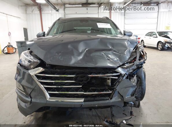 KM8J3CAL4MU395316 2021 HYUNDAI TUCSON Gray Вид задньої частини салону