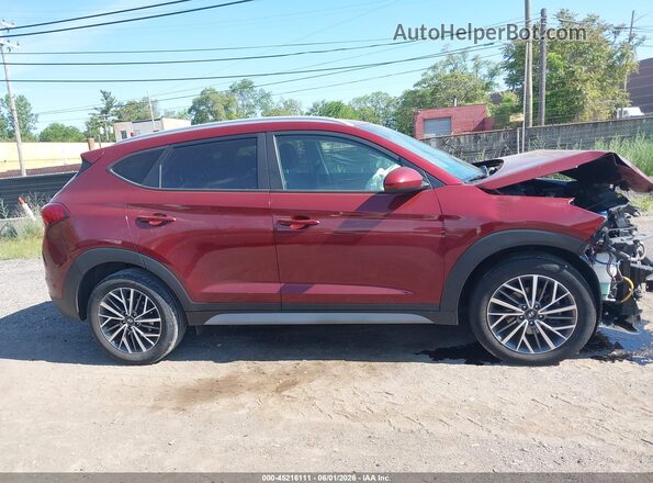 KM8J3CAL6LU112638 2020 HYUNDAI TUCSON Brown Вид задньої частини салону