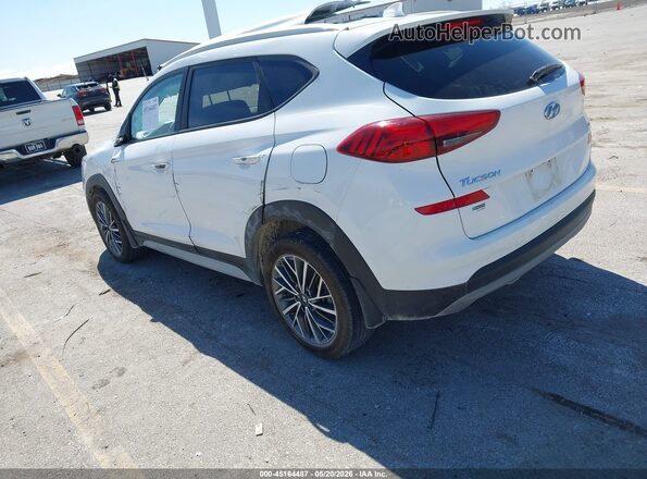 KM8J3CAL6LU180390 2020 HYUNDAI TUCSON White Trasero izquierdo