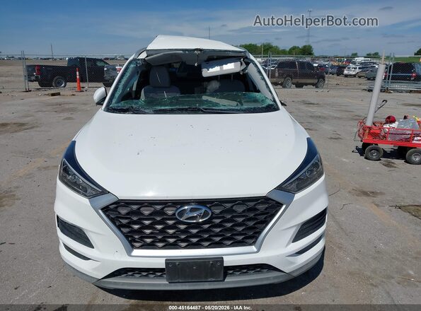 KM8J3CAL6LU180390 2020 HYUNDAI TUCSON White Vista del cuadro de instrumentos