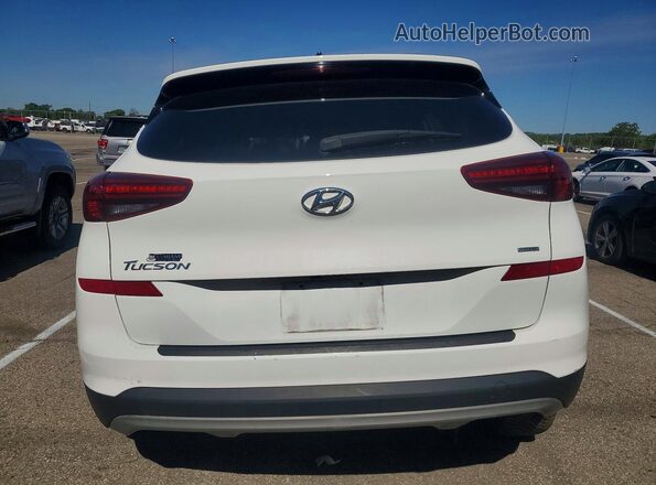 KM8J3CAL6MU367355 2021 HYUNDAI TUCSON Белый Вид сзади
