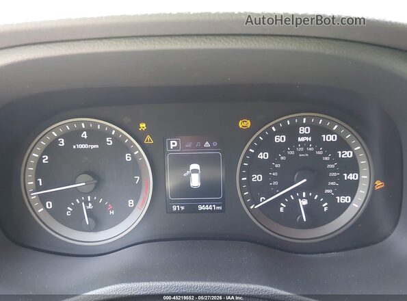 KM8J3CAL7JU756615 2018 HYUNDAI TUCSON Black Вид задніх сидінь