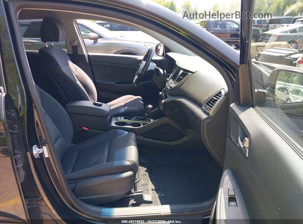 KM8J3CAL7JU756615 2018 HYUNDAI TUCSON Black Вид салону спереду