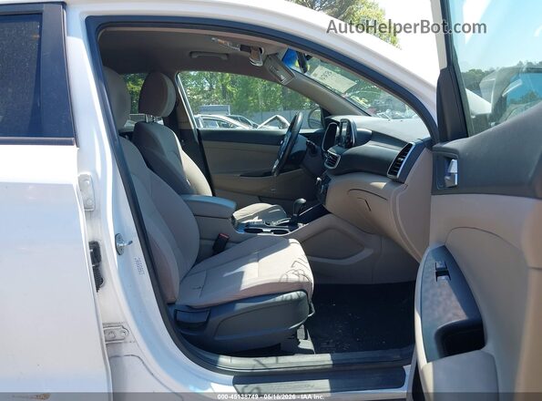 KM8J3CAL7LU155613 2020 HYUNDAI TUCSON White Вид салону спереду