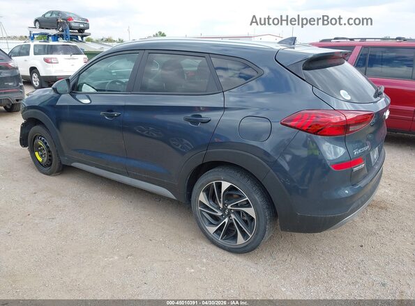 KM8J3CAL7LU240290 2020 HYUNDAI TUCSON Blue Задня ліва чверть
