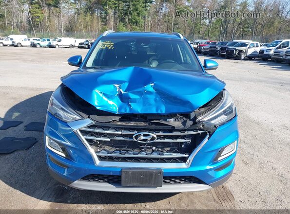 KM8J3CAL8KU972829 2019 HYUNDAI TUCSON Blue Вид спереду