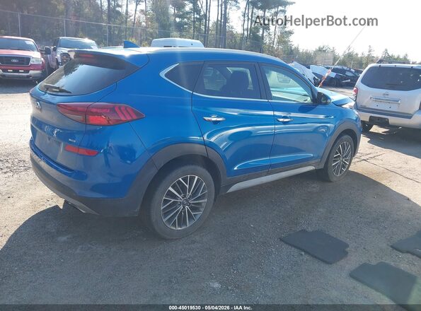 KM8J3CAL8KU972829 2019 HYUNDAI TUCSON Blue Задня права чверть
