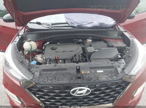 KM8J3CAL9KU020907 2019 HYUNDAI TUCSON Бордовый Вид сзади