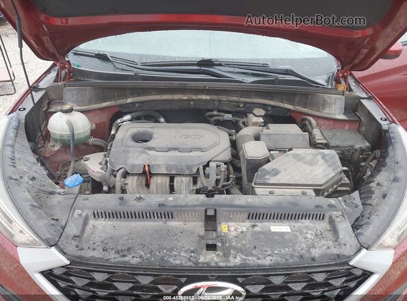 KM8J3CAL9KU958308 2019 HYUNDAI TUCSON Темно-бордовый Вид сзади