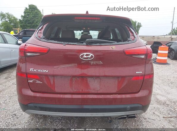 KM8J3CAL9KU958308 2019 HYUNDAI TUCSON Темно-бордовый 