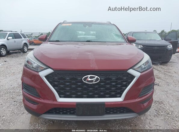 KM8J3CAL9KU958308 2019 HYUNDAI TUCSON Темно-бордовый Вид щитка приборов