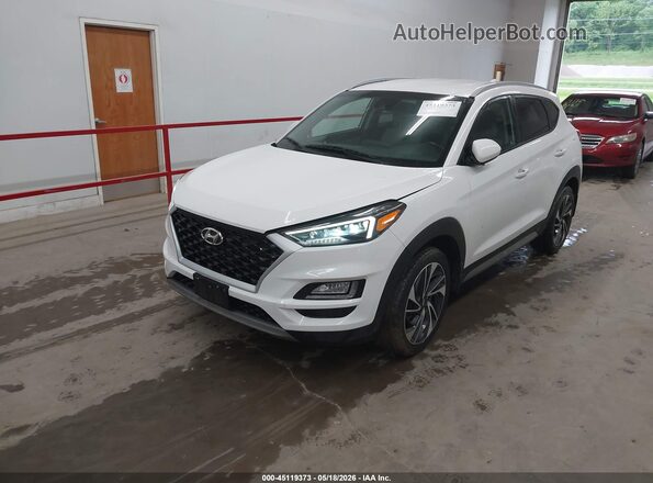 KM8J3CAL9MU286026 2021 HYUNDAI TUCSON Белый Передняя левая четверть
